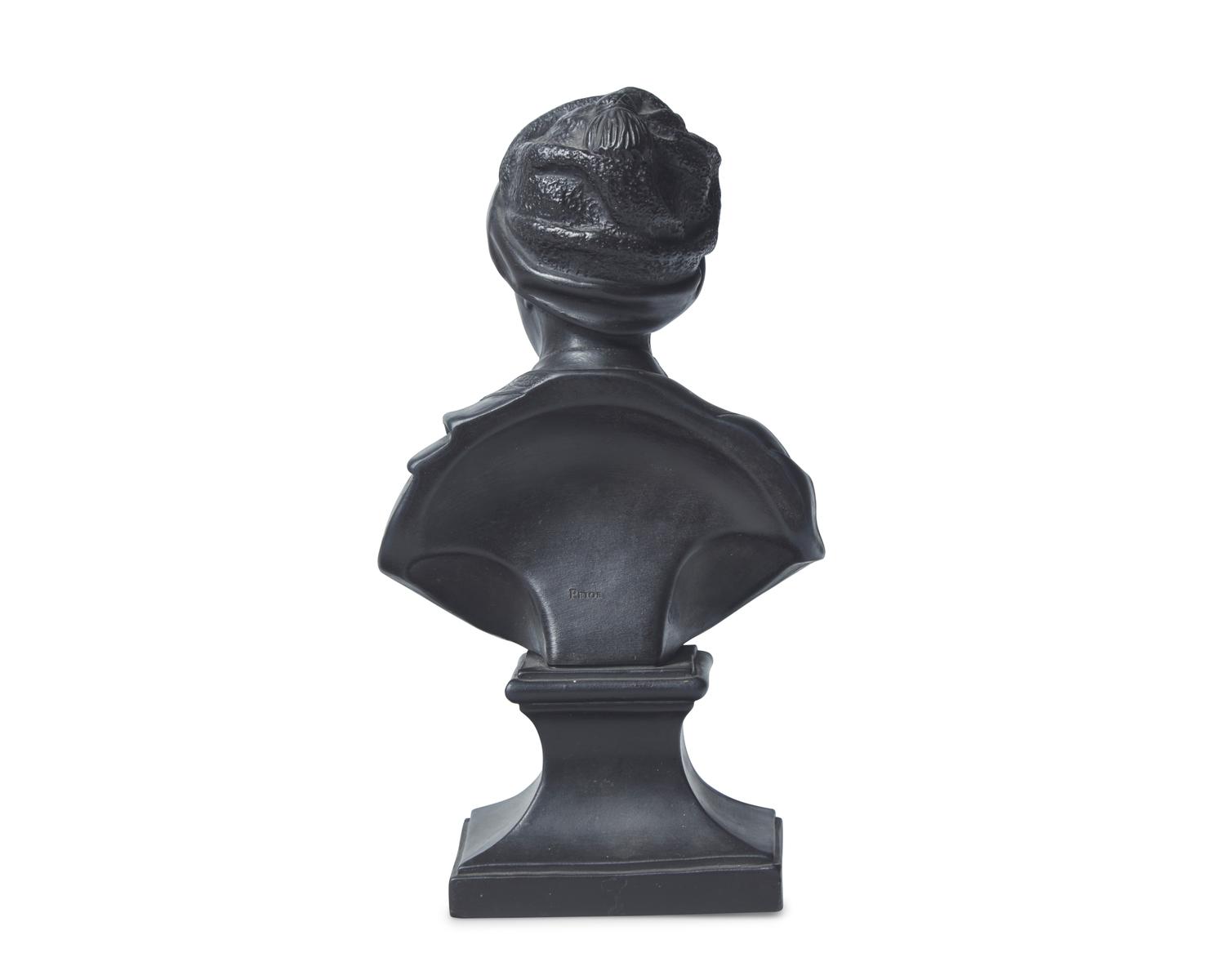 A Wedgwood Black Basalt Bust of Matthew Prior