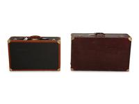 Two Bottega Veneta Suitcases and a Gucci Leather Garment Bag