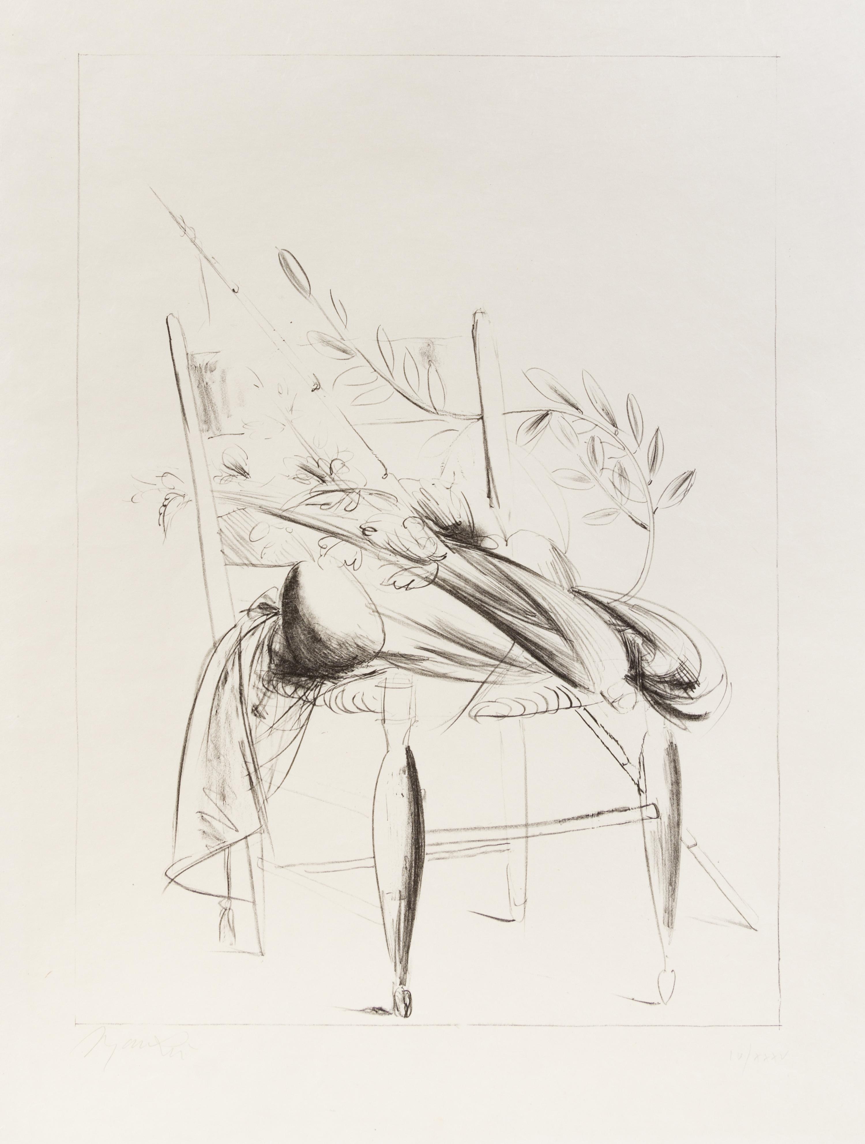 Giacomo Manzù, (Italian, 1908-1991), a group of 3 prints: Passo di Danza II (from Europäische Graphik IX), 1974 Pittore e Modella (from