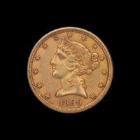 An 1899-S Liberty Head $5 Gold Coin