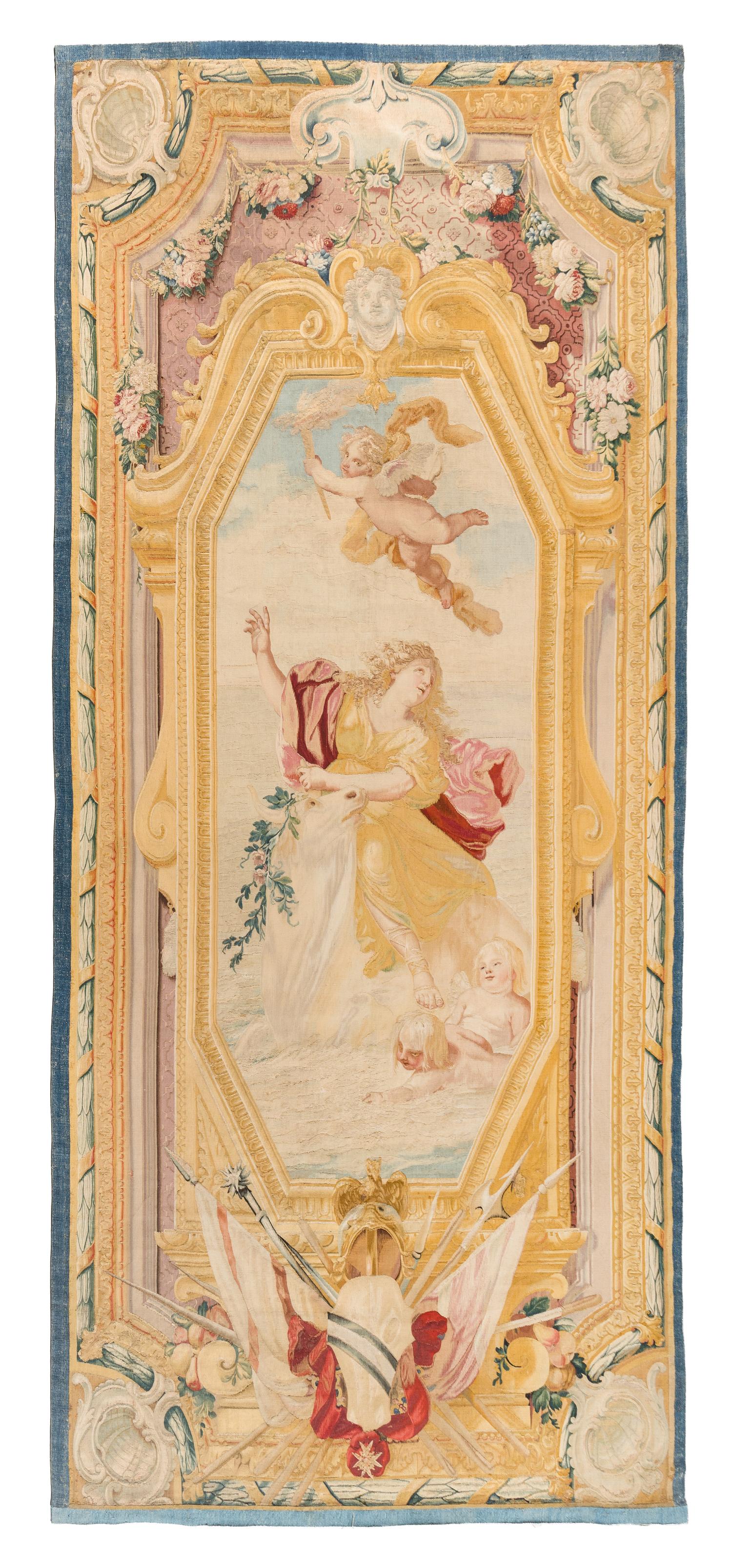 A Set of Four Italian Mythological Tapestries from the Loves of the Gods Series