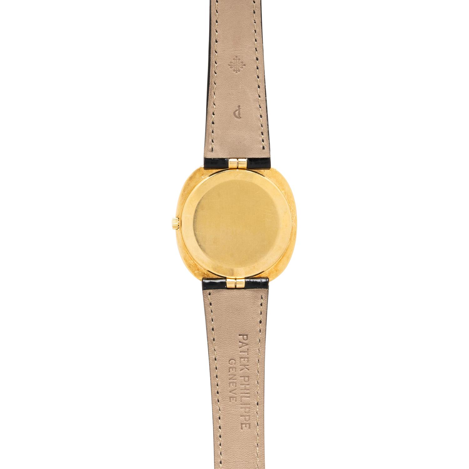 PATEK PHILIPPE, REF. 3589J 18K YELLOW GOLD 'GRAND ELLIPSE' WATCH
