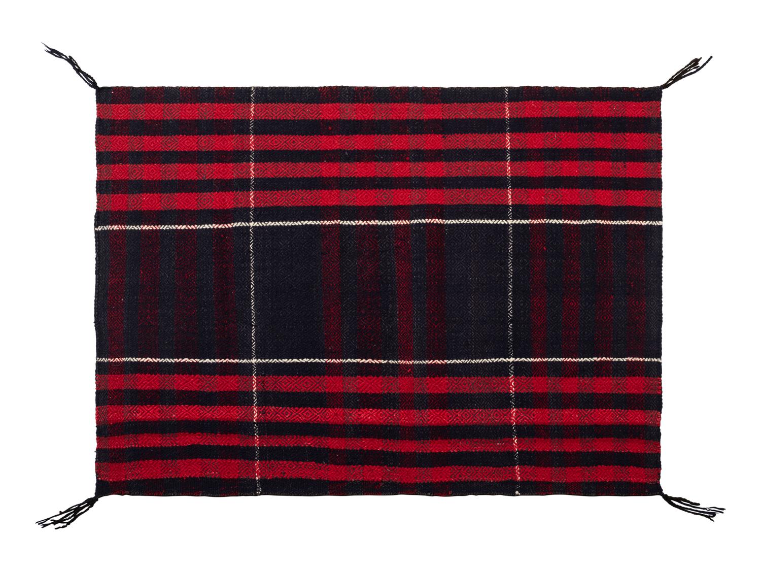Navajo or Hopi Transitional Bachelor's Blanket, Diamond Twill