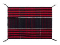 Navajo or Hopi Transitional Bachelor's Blanket, Diamond Twill