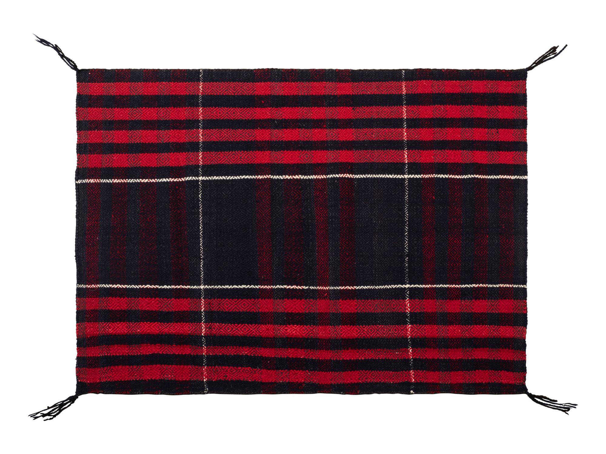 Navajo or Hopi Transitional Bachelor's Blanket, Diamond Twill
