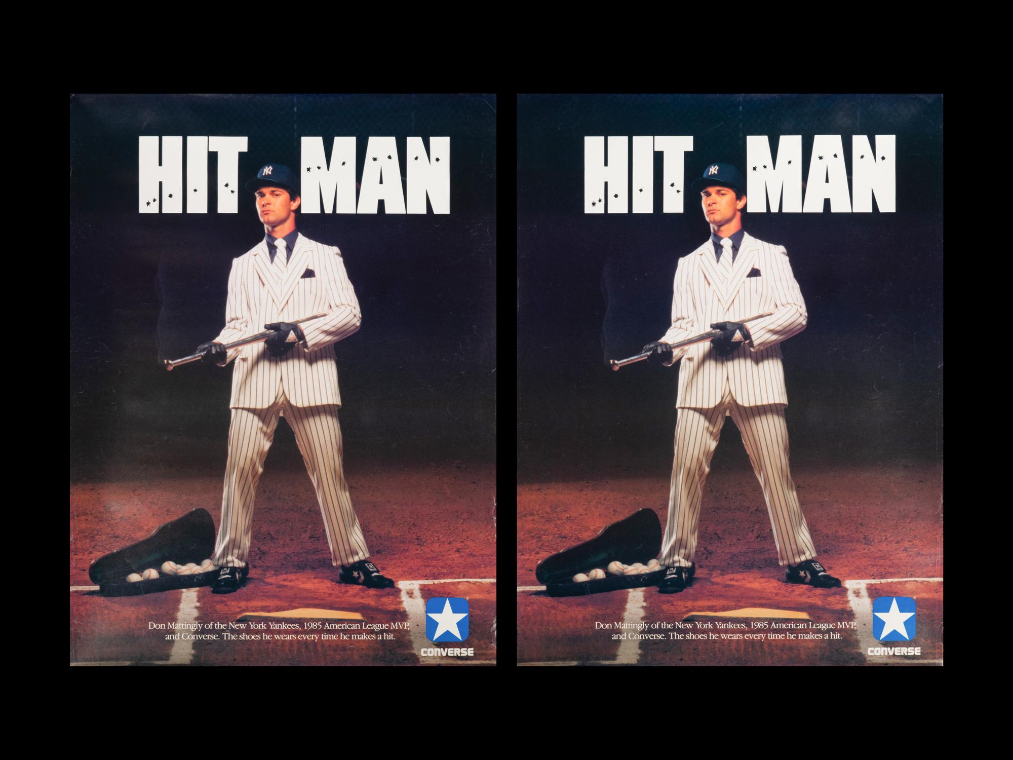 A Group of Eight 1980s-90s Sports Advertising Posters (Including Larry Bird and Kareem Abdul-Jabbar),