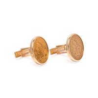US $5 LIBERTY COIN CUFFLINKS