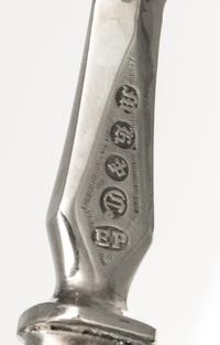 A Group of English Silver Flatware, R. Hovenden & Sons, England 1987, comprising: 6 fish knives 6 forks