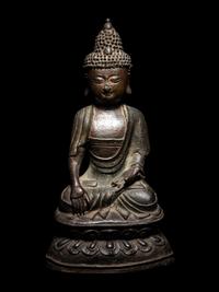A Bronze Figure of Seated Buddha