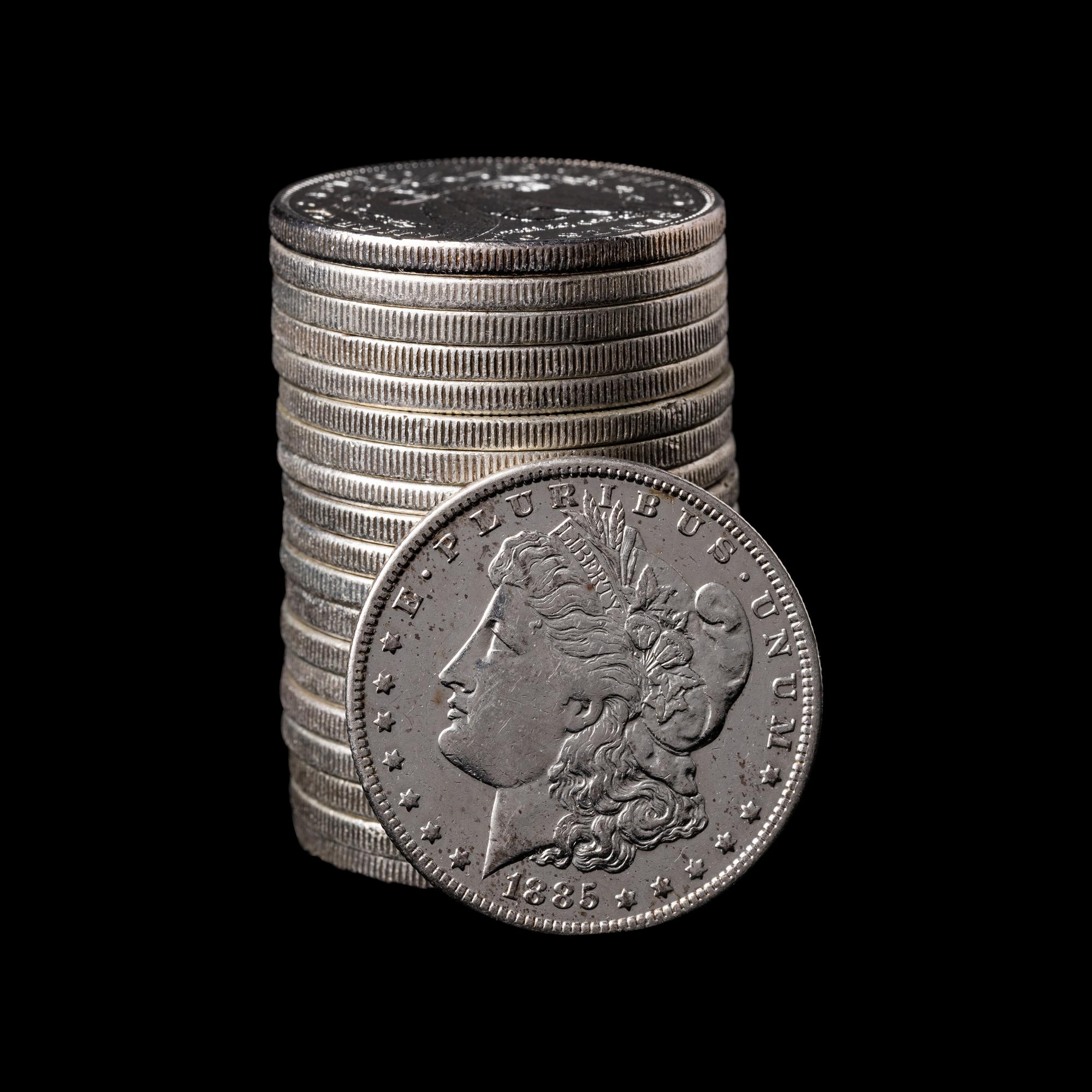 A Group of Twenty Morgan $1 Coins