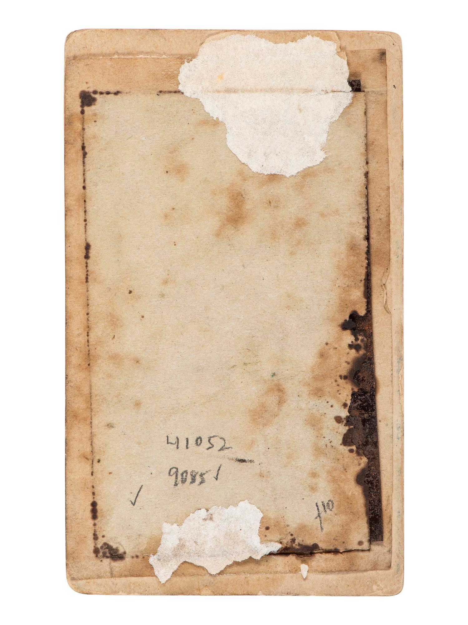 [AFRICAN AMERICANA - EARLY PHOTOGRAPHY]. Tintype of a young African American male subject in a military jacket.