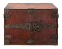 A Chinese Metal Mounted Chest