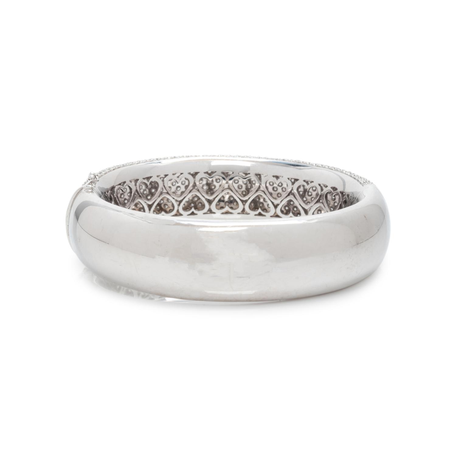 FRENCH, DIAMOND BANGLE BRACELET