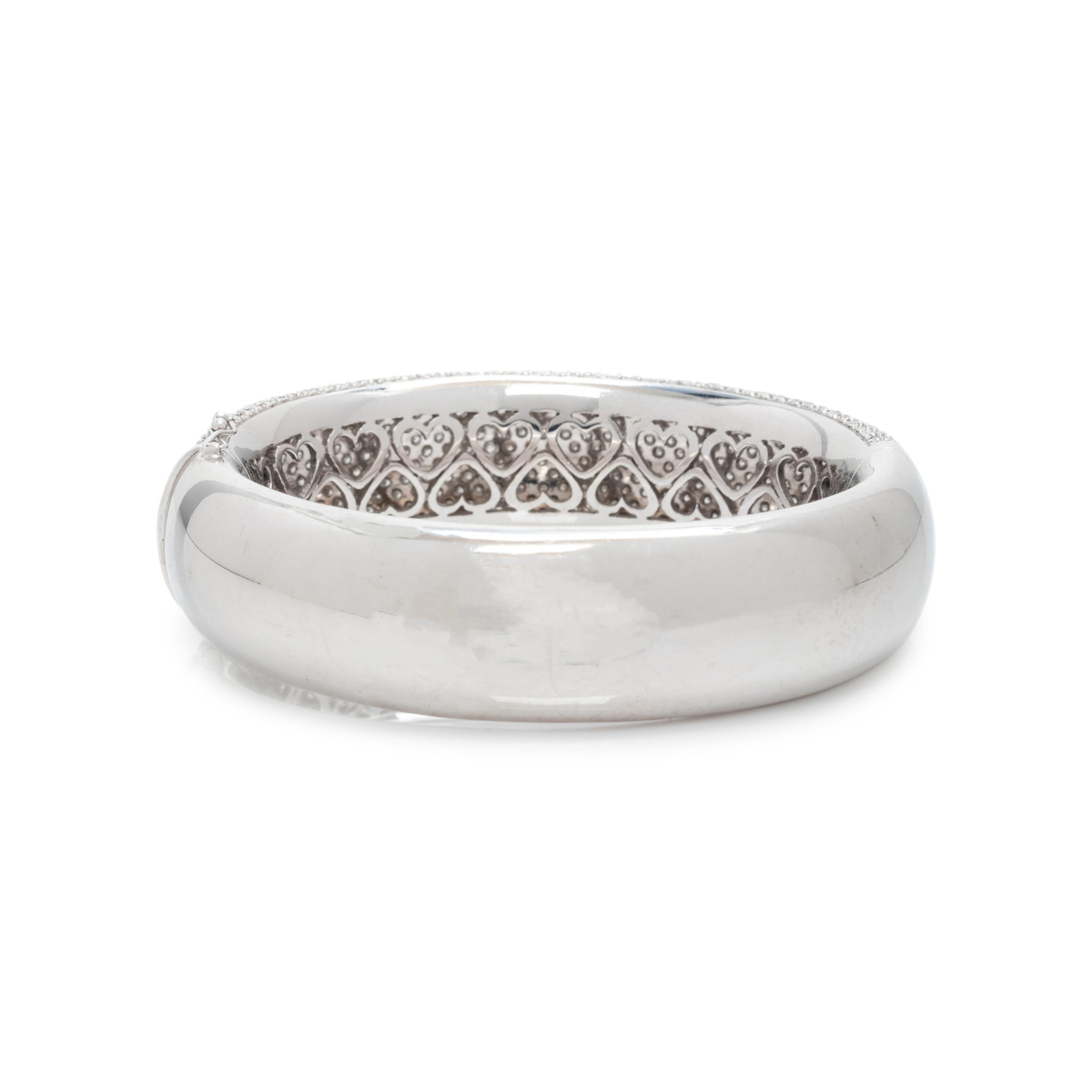 FRENCH, DIAMOND BANGLE BRACELET