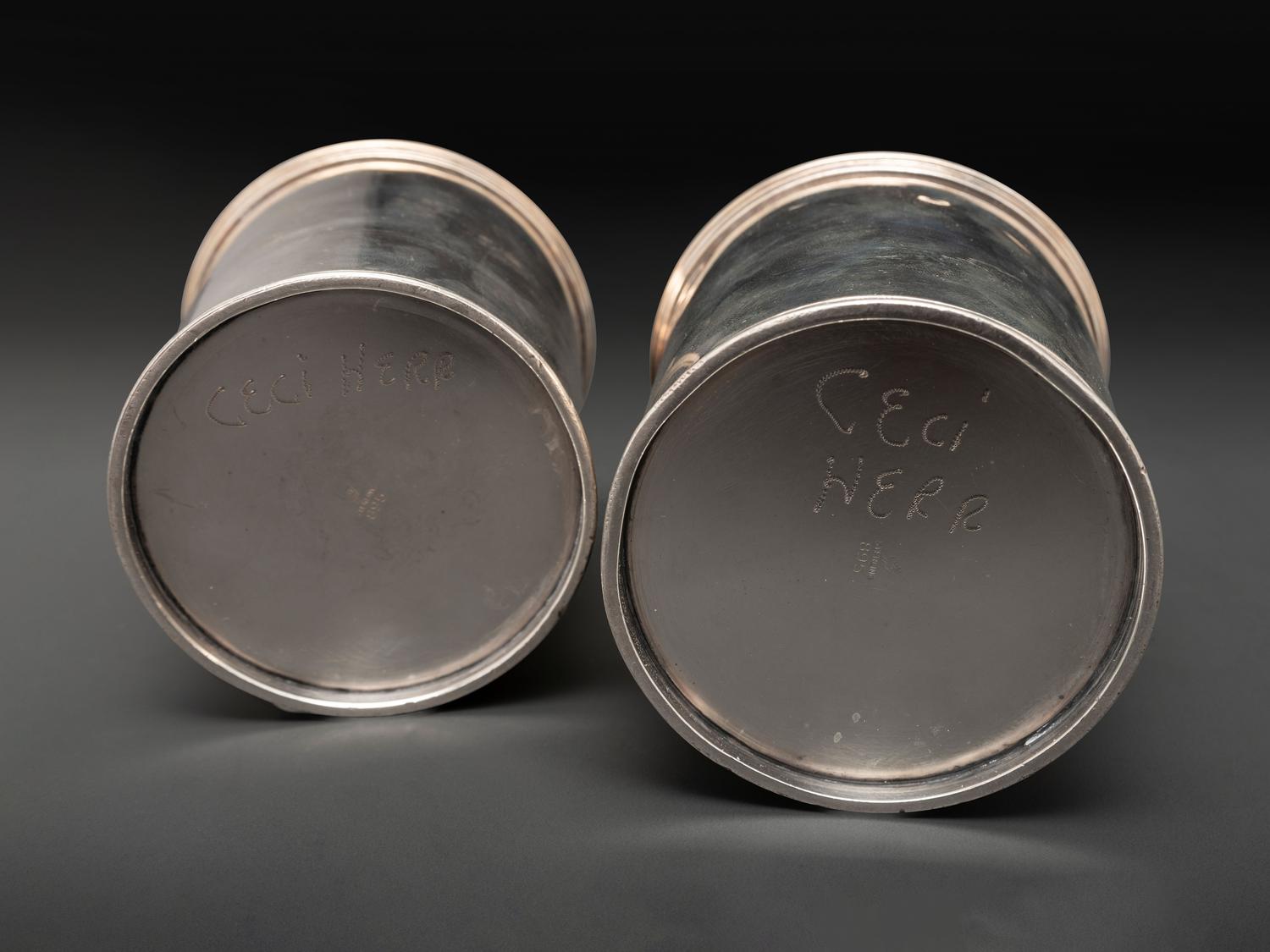 A Pair of Silver Julep Cups