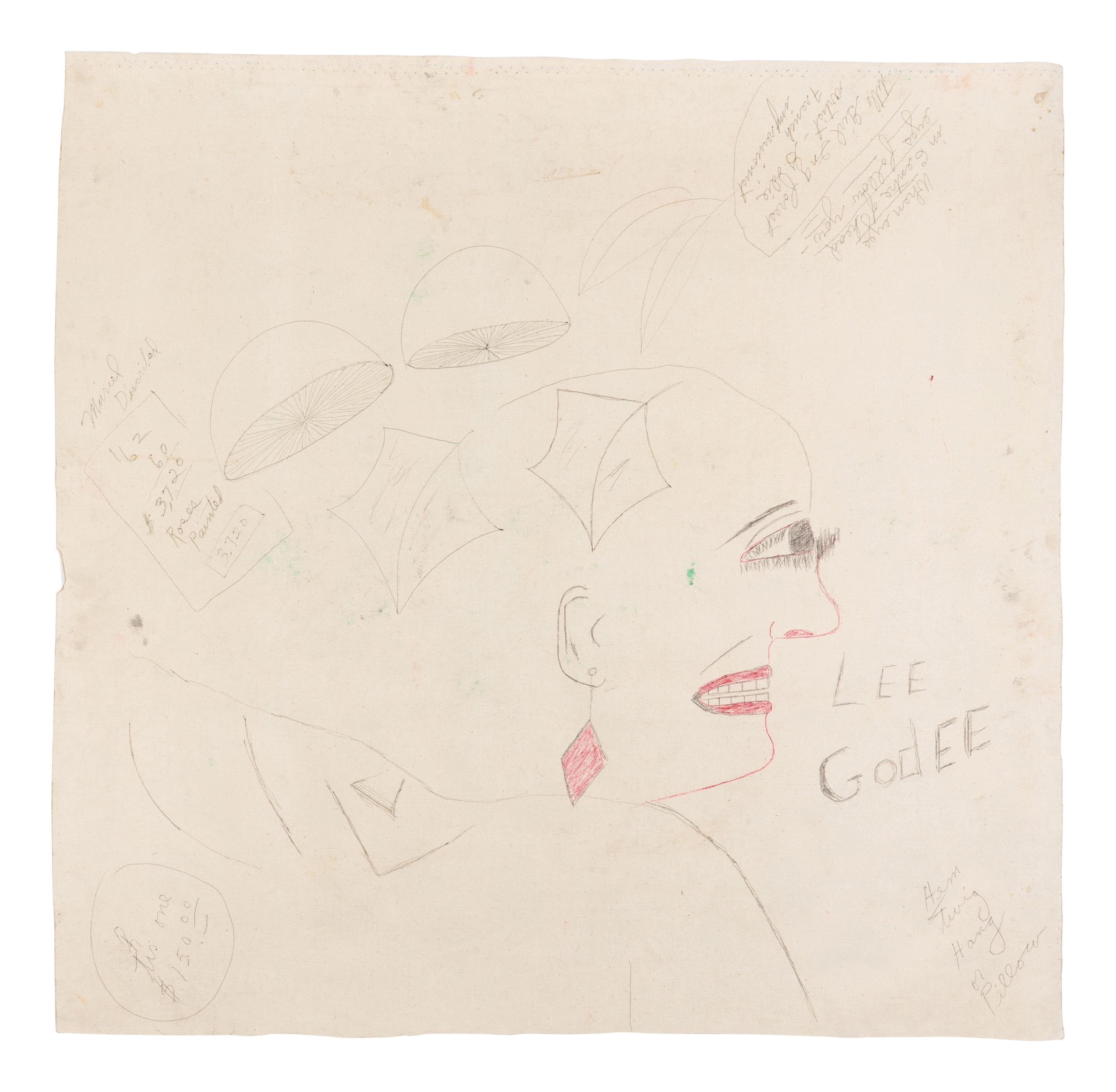 Little Girl in a Forest and When Eyes in Center of Head, Eyes Follow You , c. 1990 (double-sided work)