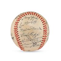 A 1948 Seattle Rainers Team Signed Autograph Baseball