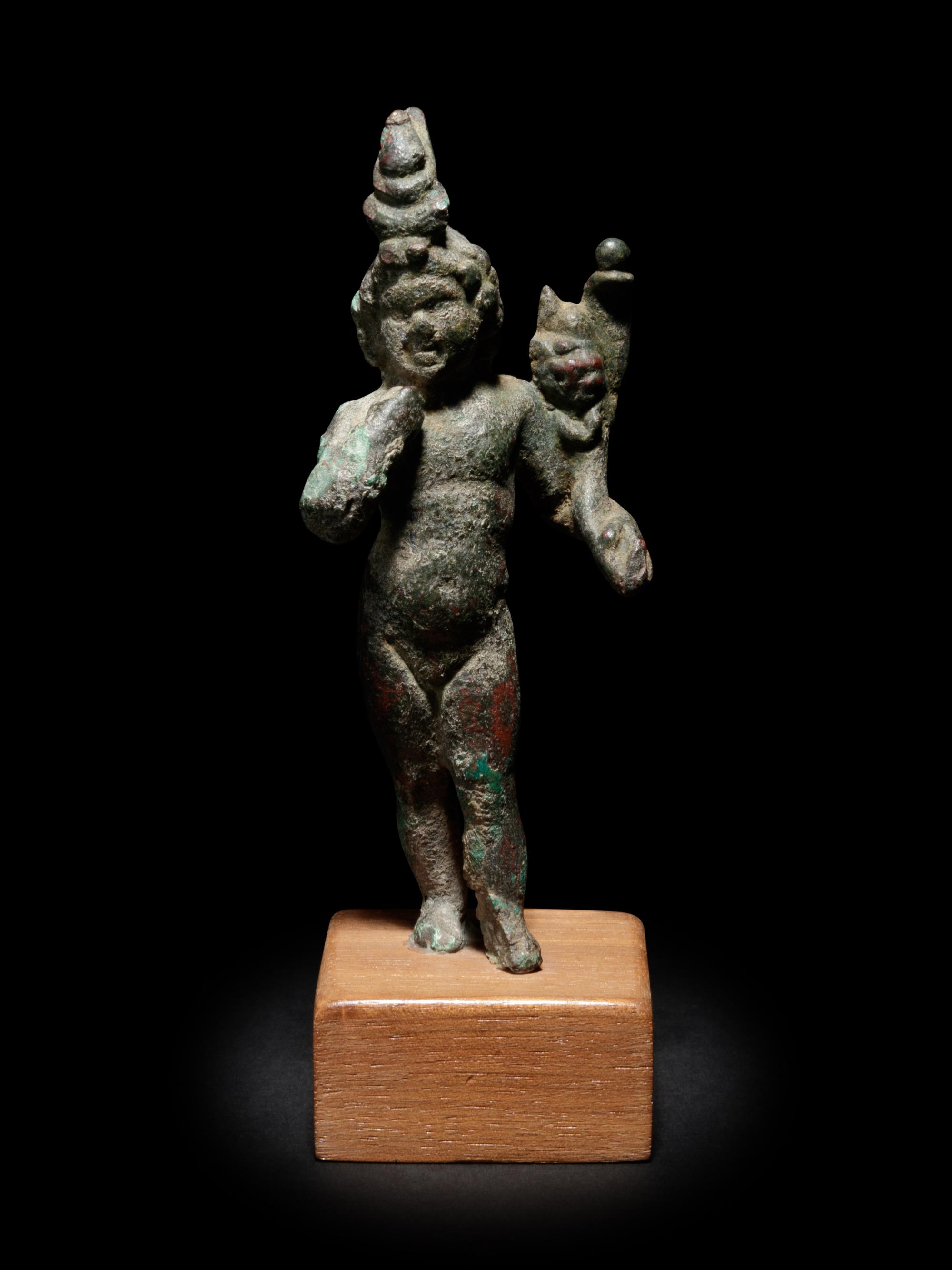 A Romano-Egyptian Bronze Harpokrates
