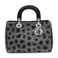 Christian Dior, Small Diorissimo Bag in Leopard Beading