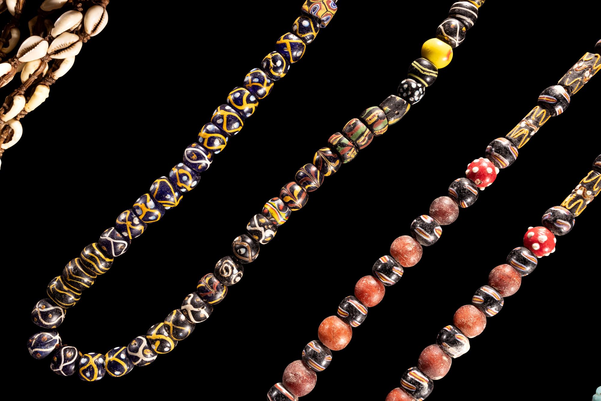 A Group of Ethnographic Beads and Necklaces