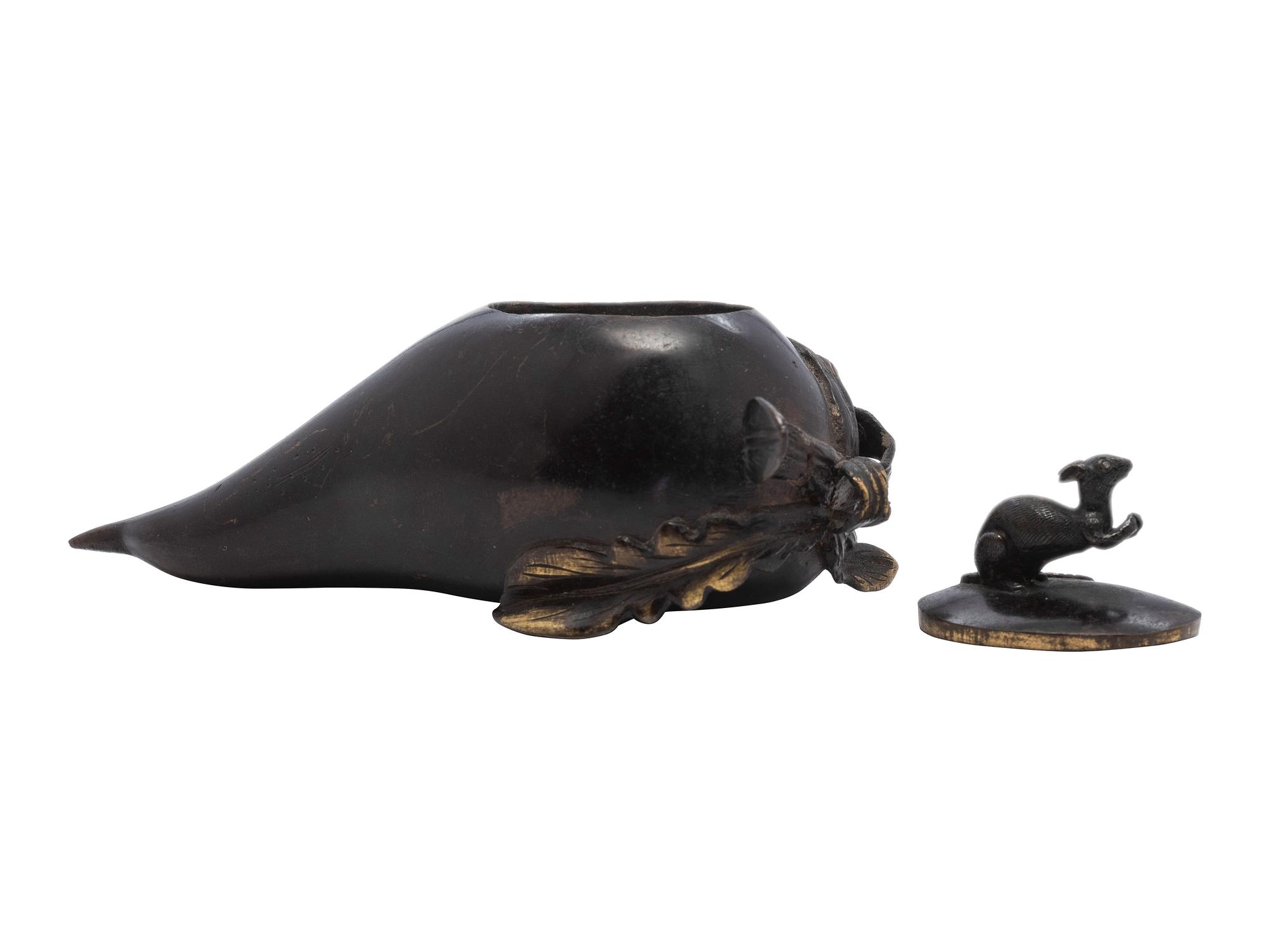 A Japanese Meiji Bronze Censer