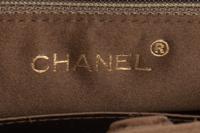 Chanel Brown Satin Evening Bag, 2000-02