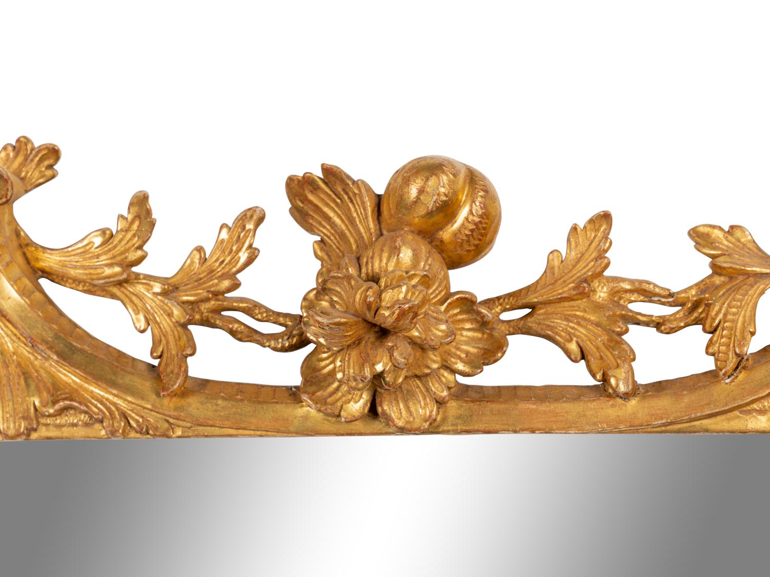 A George II Giltwood Overmantel Mirror