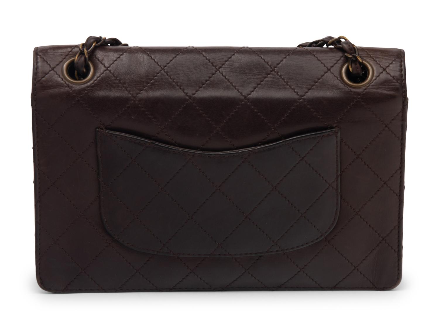 Chanel Brown Lambskin Flap Bag