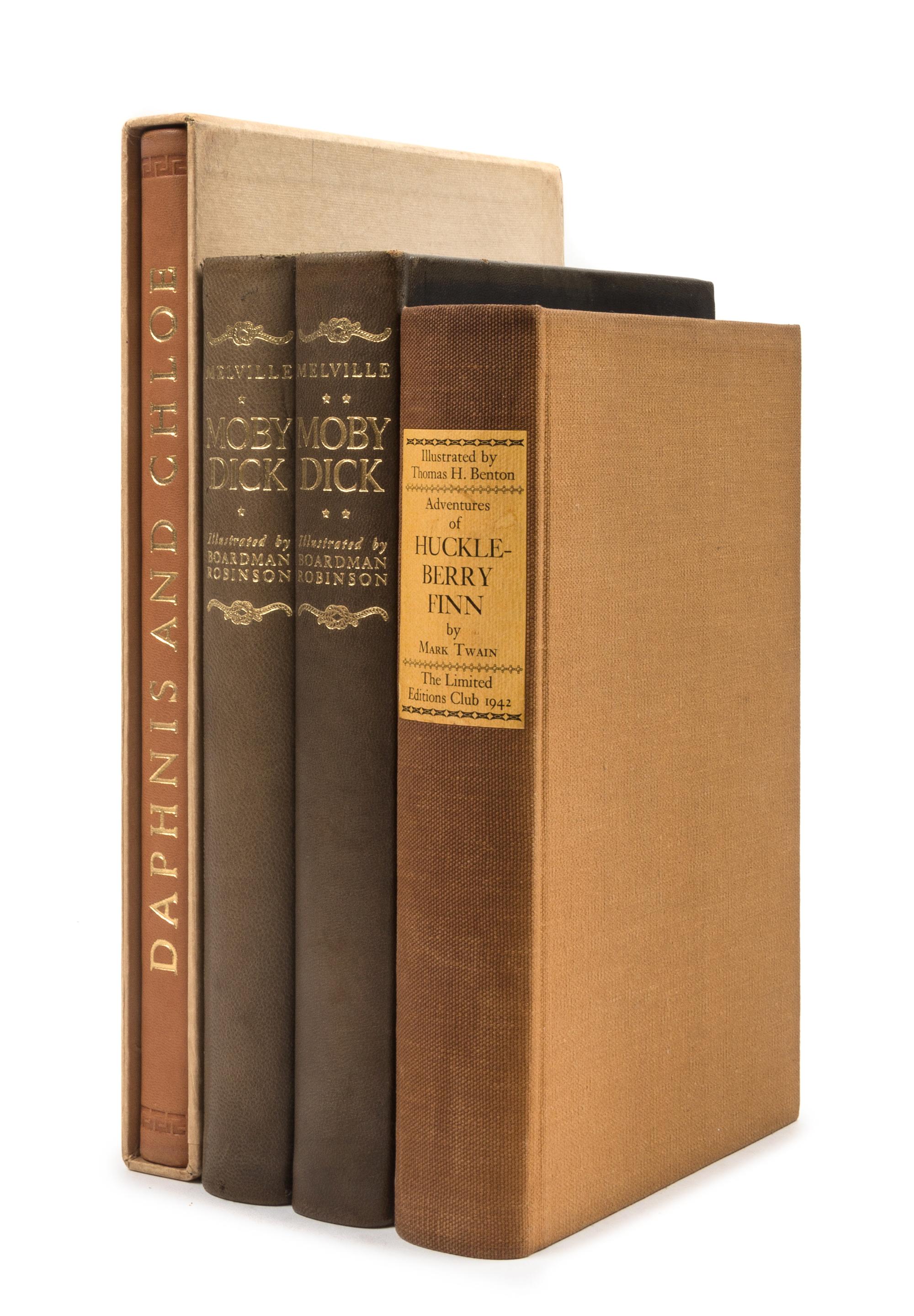 [LIMITED EDITIONS CLUB] A group of works published by The Limited Editions Club. Together 3 works in 4 volumes.