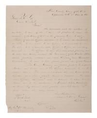 [CIVIL WAR]. Period manuscript copy of Gen. Grant's terms of surrender to Gen. Lee at Appomattox.