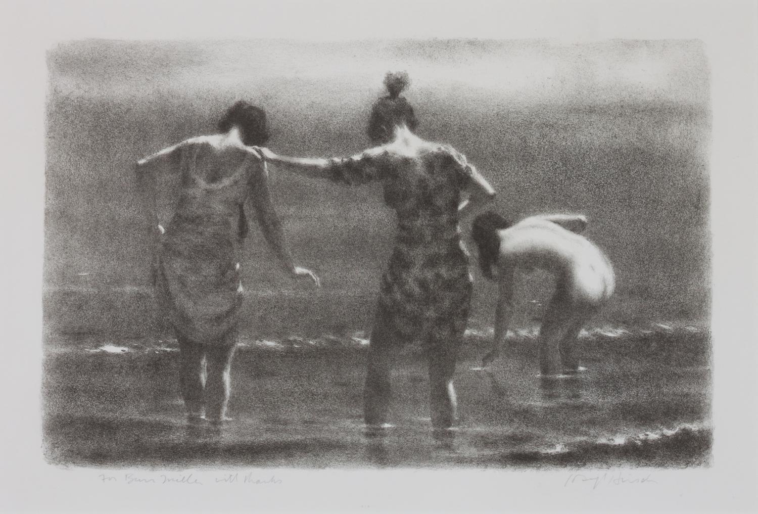 Joseph Hirsch, (American, 1910-1981), Clam Fishing, c. 1966