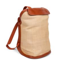 Hermès, Barénia Leather & Crinoline Backpack