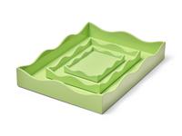 A Suite of Three 'Belles Rives' Trays By Rita Konig for the Lacquer Company DONATED BY THE LACQUER COMPANY