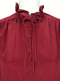 Two Chanel Haute Couture Blouses, 1970-90s