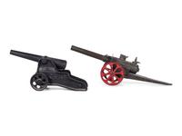 Two Cast Iron Signal Cannons