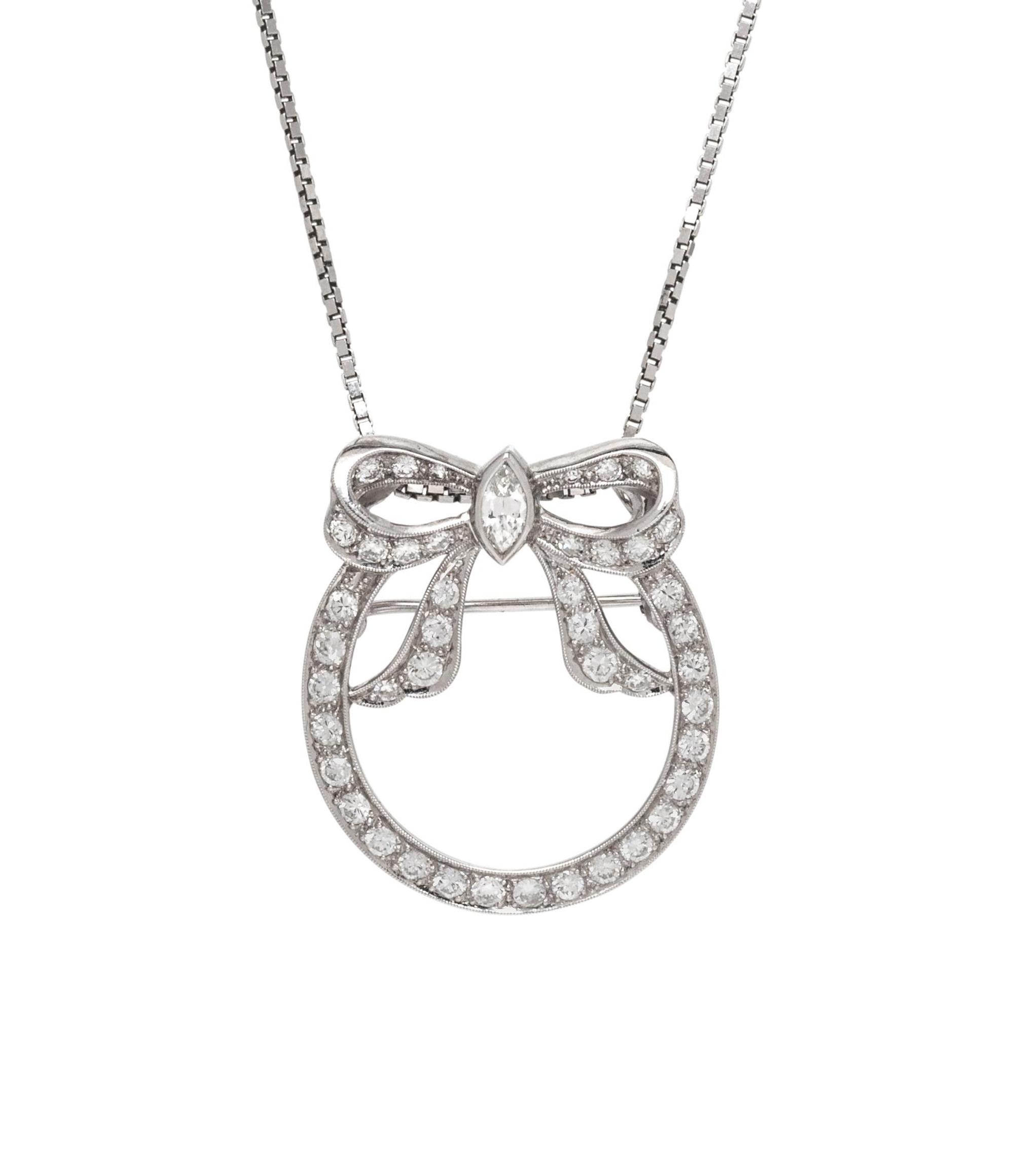 DIAMOND PENDANT/BROOCH