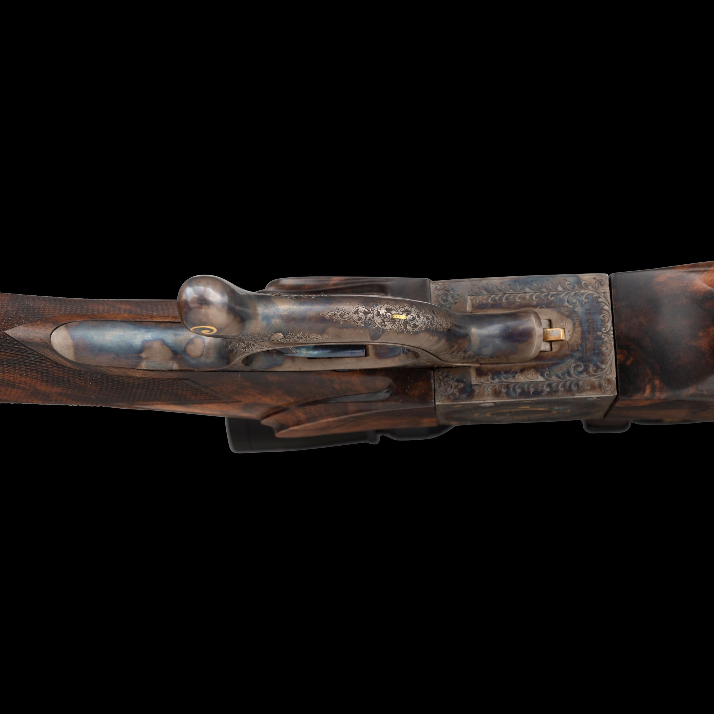 *Holland & Woodward No. 2 Farquharson Pattern Rifle in .303 British Restored by Heilman and Hensley with Engraving by Terry Wallace