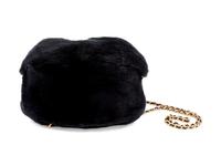 Chanel Black CC Logo Fur Muff, 2001