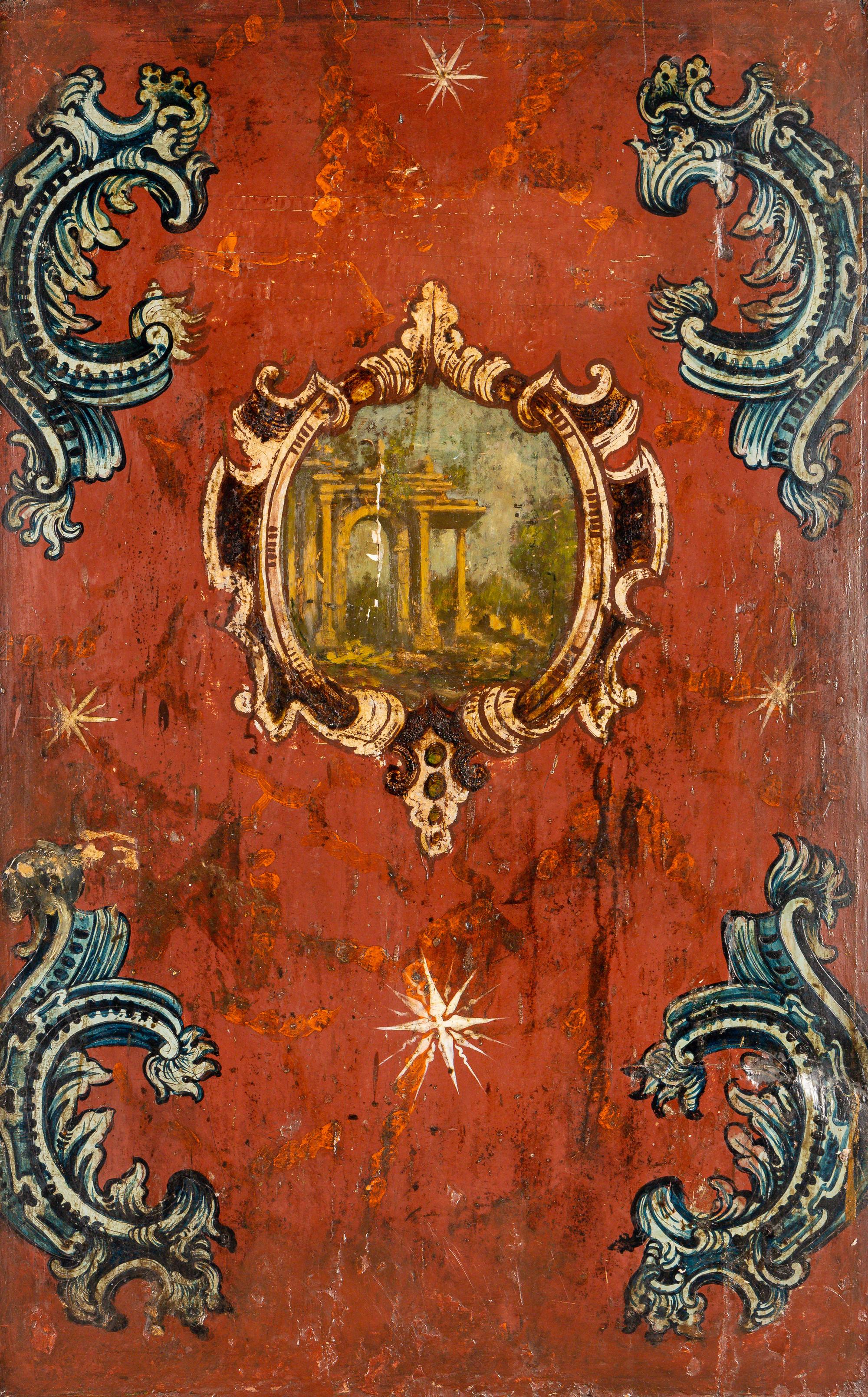 A Set of Four Italian Painted Panels