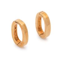DAVID WEBB, YELLOW GOLD CUFFLINKS