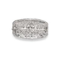 ART DECO, DIAMOND BROOCH