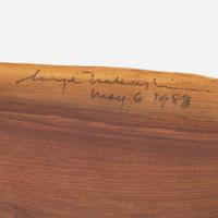 George Nakashima (American, 1905-1990) King-Size Plank Headboard, New Hope, Pennsylvania, 1988
