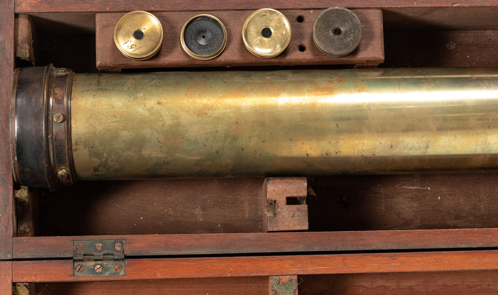 Two English Brass Astronomical Telescopes