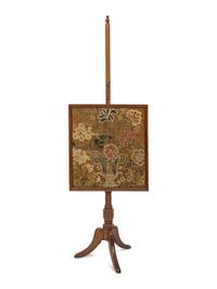 A French Needlepoint Fire Screen