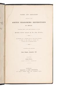 MANGLES, James (1786-1867), editor. P apers and Despatches relating to the Arctic Searching Expeditions of 1850-51-52. Together with a Few Brief Remarks as to the Probable Course Pursued by Sir John Franklin . London: Francis & John Rivington, 1852.