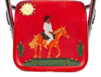 Child's Painted Folding Chair, 2000