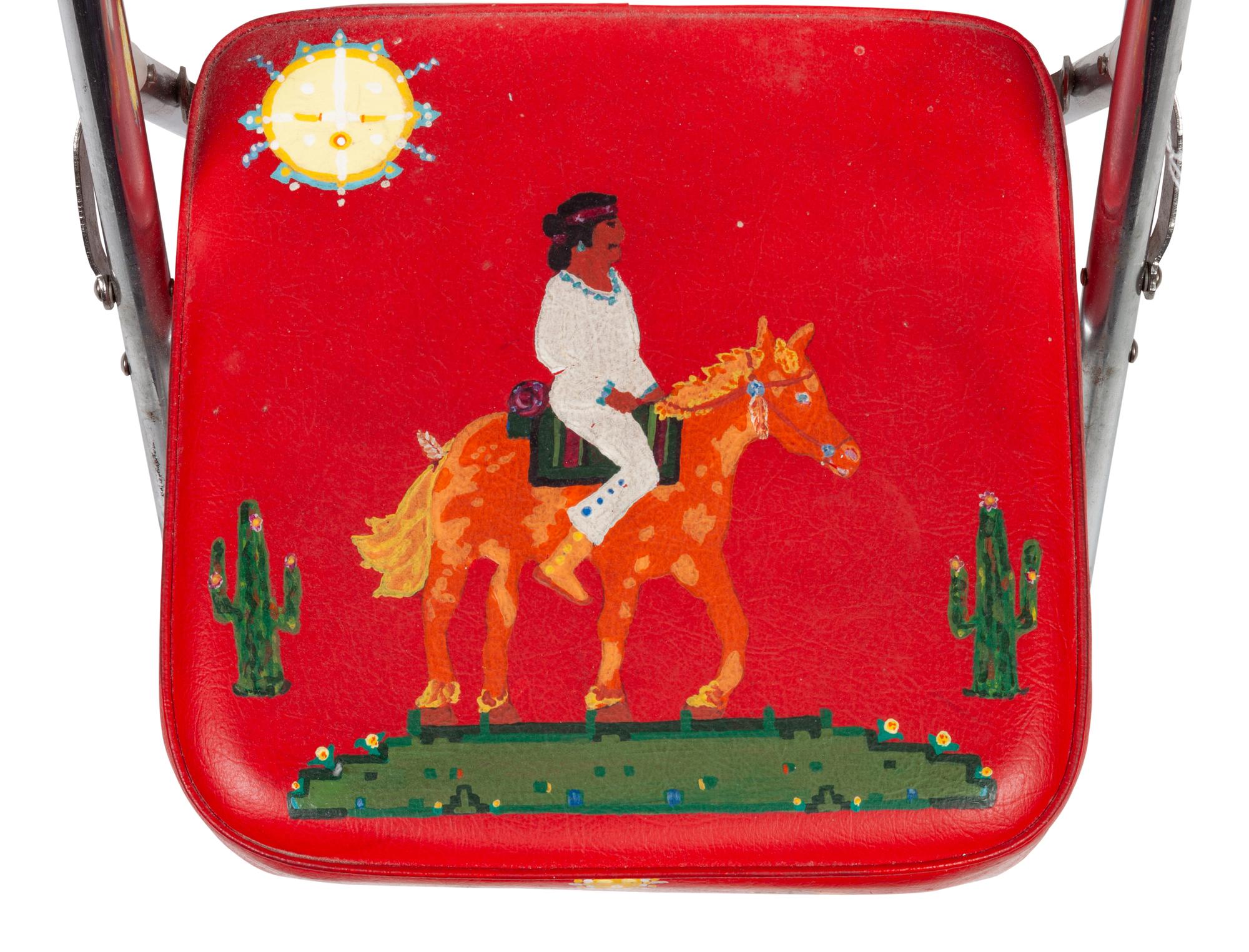 Child's Painted Folding Chair, 2000