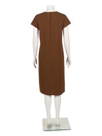 Wool Knit Jacquard Dress with Slip, Attributed to Balenciaga, 1958-62