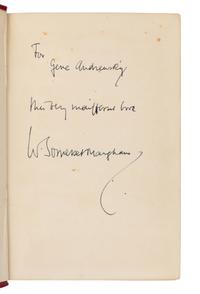 MAUGHAM, William Somerset (1874-1965). The Hero . London: Hutchinson & Co., 1901.