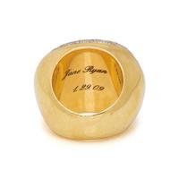 YELLOW GOLD AND DIAMOND RING